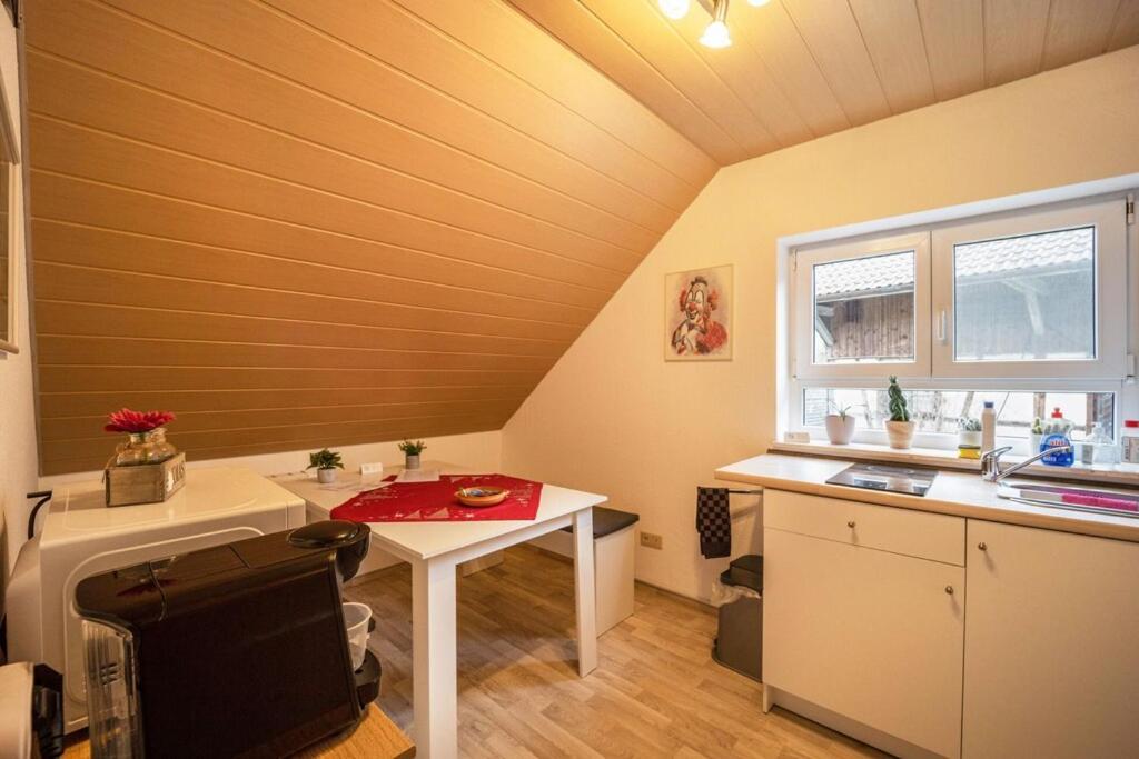 Ferienwohnung Im Gruenen, 10 Km Rv, 30 Km Bodensee, Kueche Bad Balkon Wolpertswende Exteriér fotografie